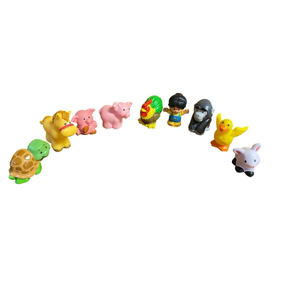 Fisher Price Little People Bulk Lot Of 9 Toys  People Figures Toy Bundle